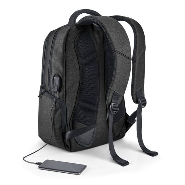 92675 BOSTON. 17" Waterproof 2 Tone Nylon laptop backpack