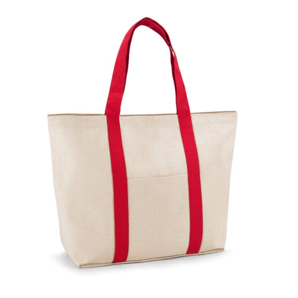 92824 VILLE. 100% cotton canvas bag with front and inside pocket (280 g/m²)