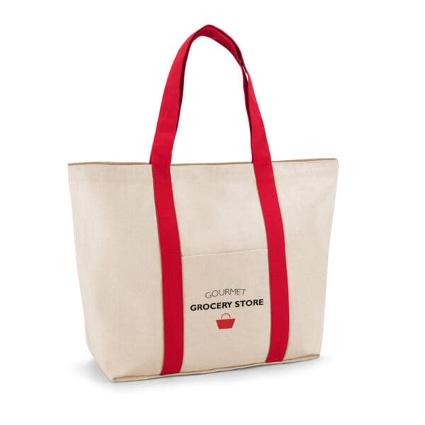 92824 VILLE. 100% cotton canvas bag with front and inside pocket (280 g/m²)