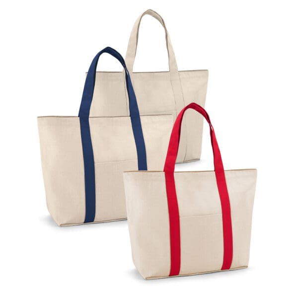 92824 VILLE. 100% cotton canvas bag with front and inside pocket (280 g/m²)