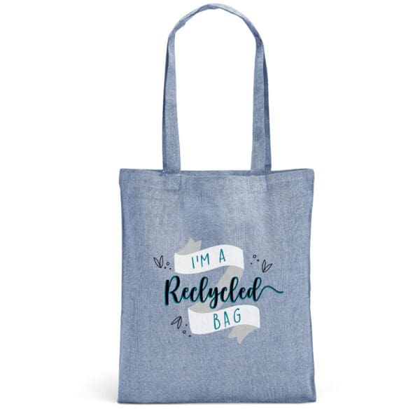 92920 RYNEK. Bag with recycled cotton (140 g/m²)