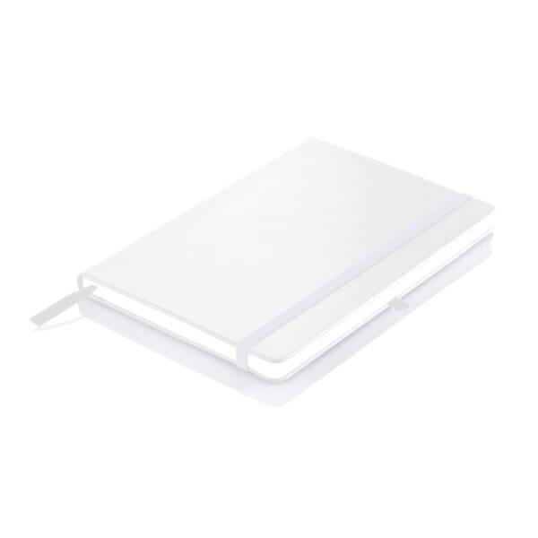 Giftology A5 Hard Cover Notebook and Pen Set - White