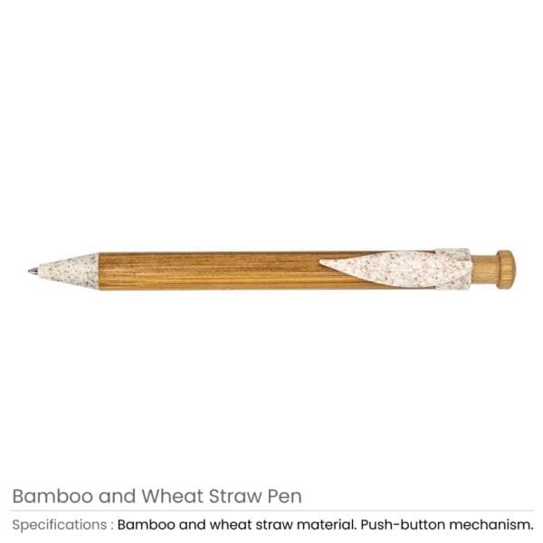 Bamboo with Wheat Straw Pens