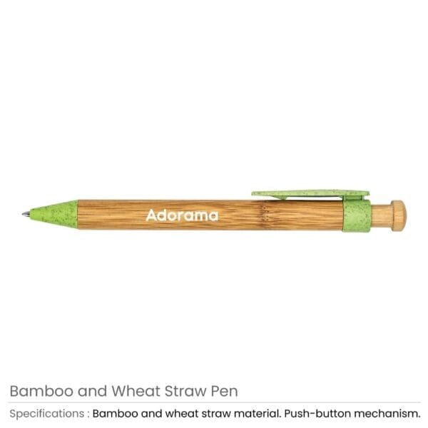 Bamboo with Wheat Straw Pens