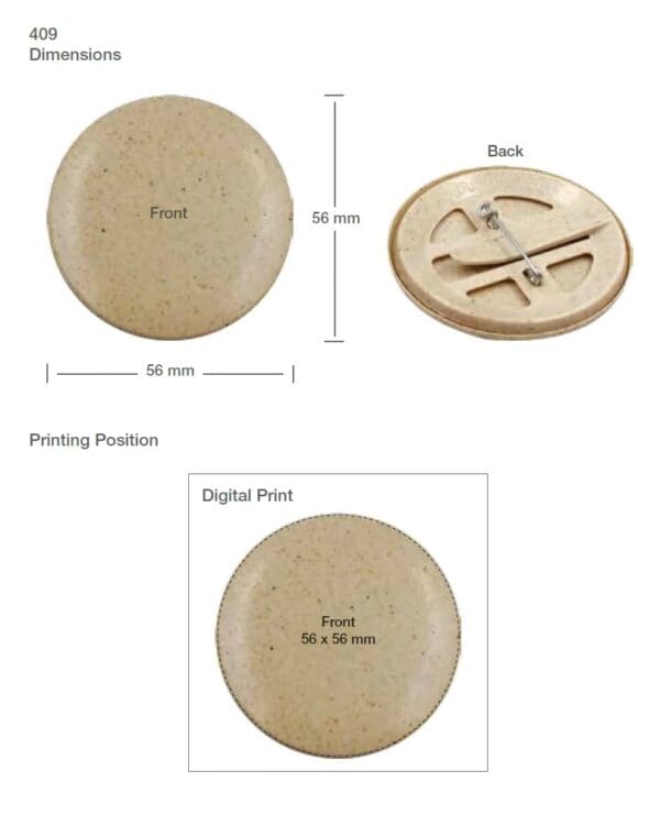Sustainable Button Badges