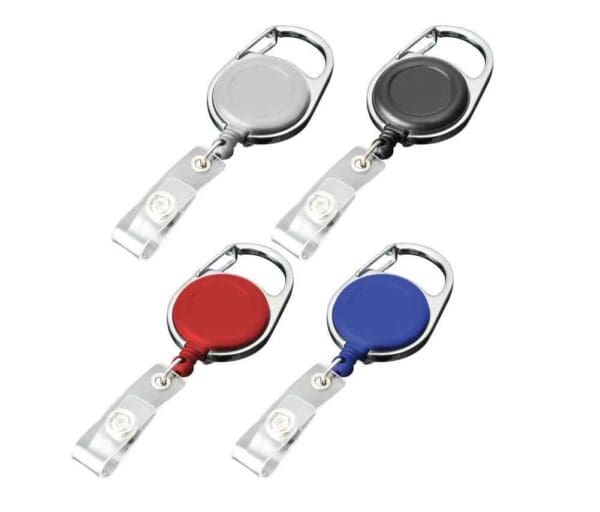 Carabiner Reel Badges