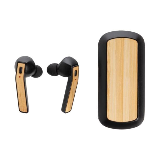 BEBRA - XD Bamboo Free Flow TWS Earbuds in Charging Case - Black