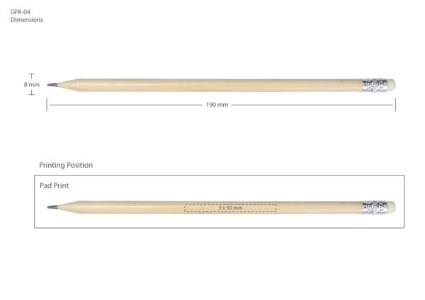 Pencil with Eraser