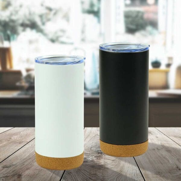 Travel Tumbler with Cork Base
