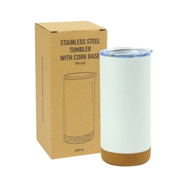 Travel Tumbler with Cork Base
