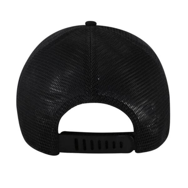 Santhome 6 Panel Trucker Cap - Black