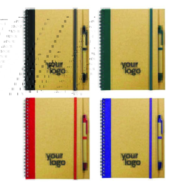 Recycled Notebook with Pen
