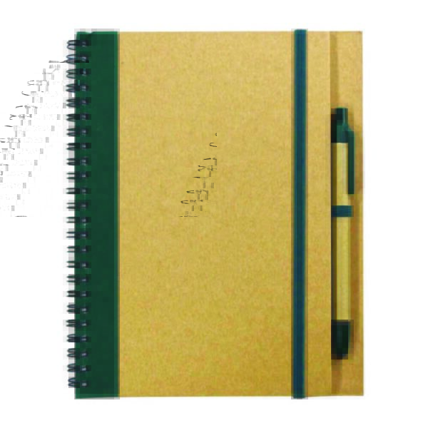 Recycled Notebook with Pen