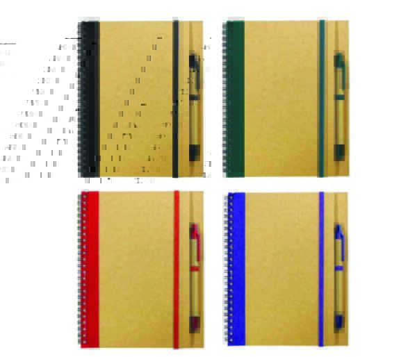 Recycled Notebook with Pen