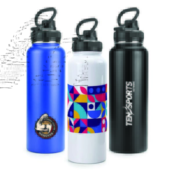 Double Wall Stainless Steel Bottles with Carry Handle