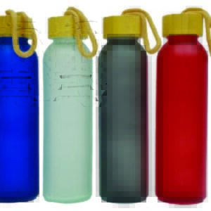 Glass Bottle with Bamboo Lid