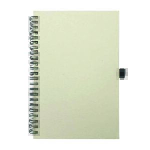 A5 Size Milk Paper Spiral Notebooks