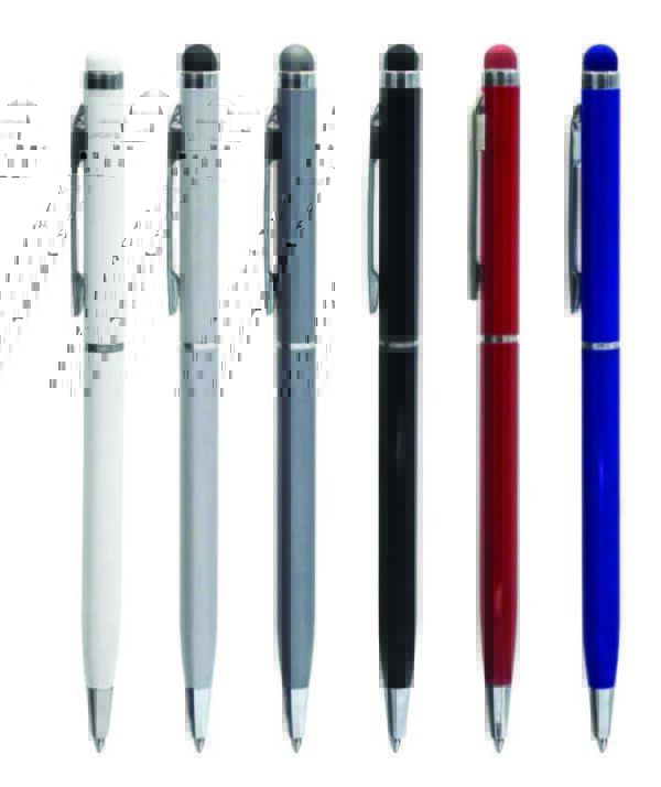 Slim Metal Pens with Stylus