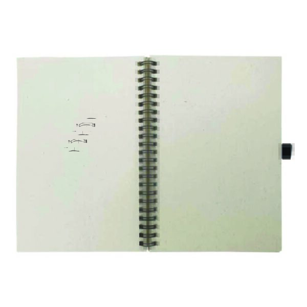 A5 Size Milk Paper Spiral Notebooks