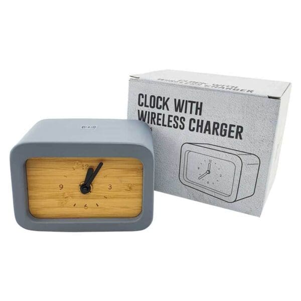 Sustainable Wireless Charger with Clock