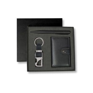 REINE - Set of RFID Card Holder, Key Chain and Pen