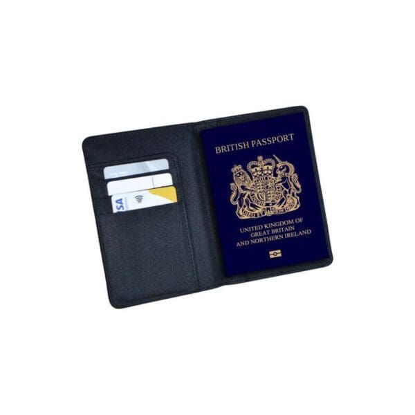 Executive Set of Passport Cover, Name Card Holder and Metal Pen