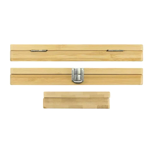 Tool Set in Bamboo Box with Silver Lock
