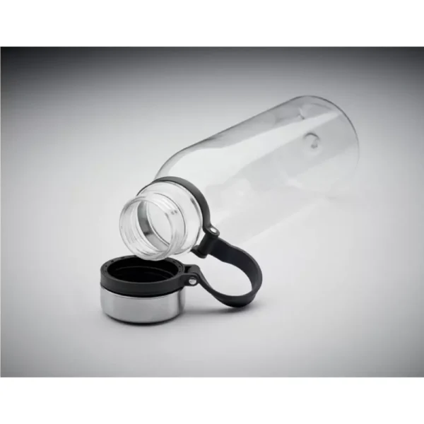 rPET Transparent Bottles 800ml SS Lid with Carry Handle